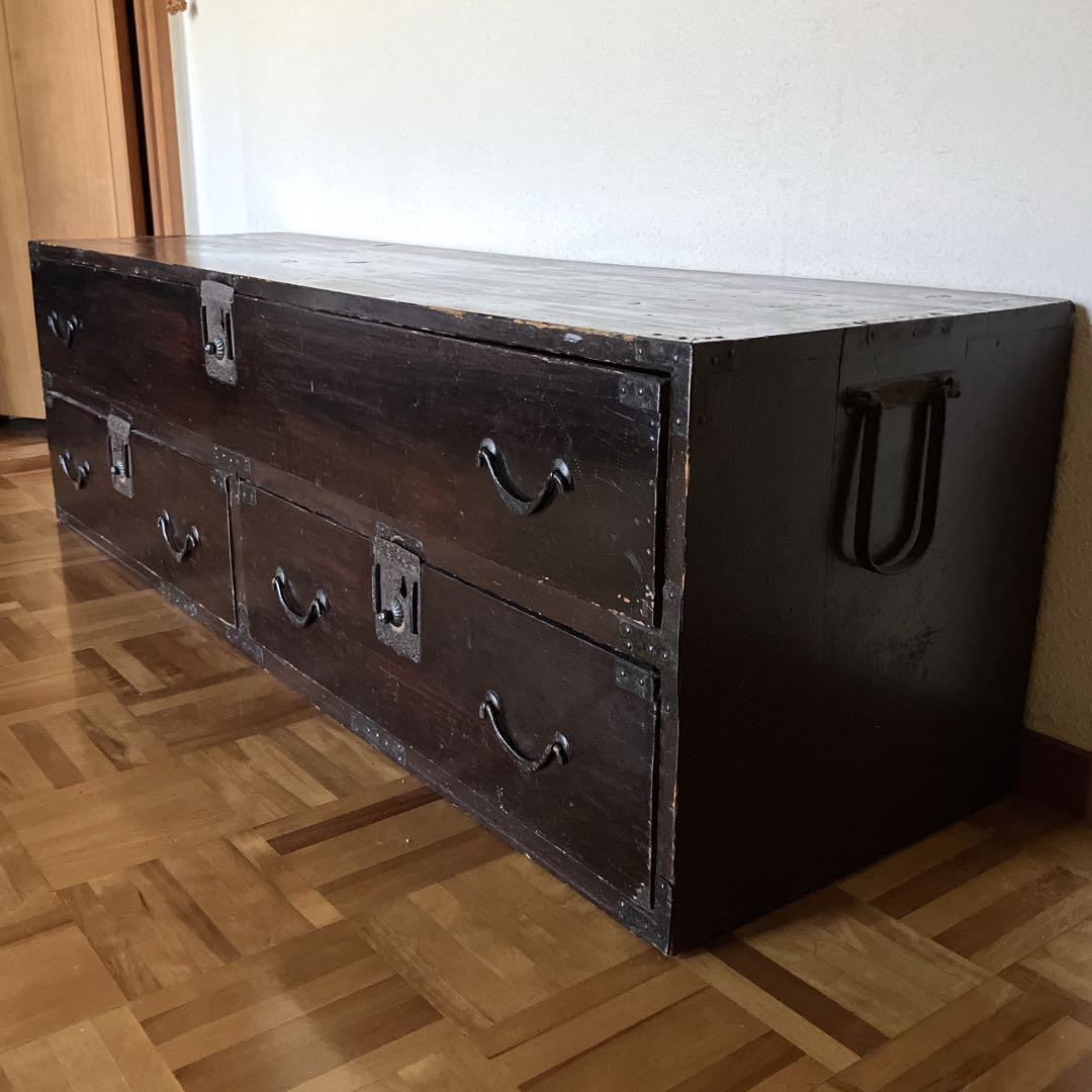 和箪笥　時代箪笥　古家具　ローボード　和骨董　アンティーク