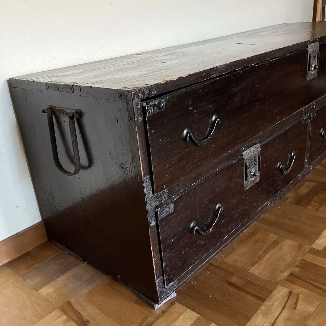和箪笥　時代箪笥　古家具　ローボード　和骨董　アンティーク