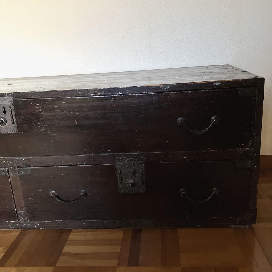 和箪笥　時代箪笥　古家具　ローボード　和骨董　アンティーク