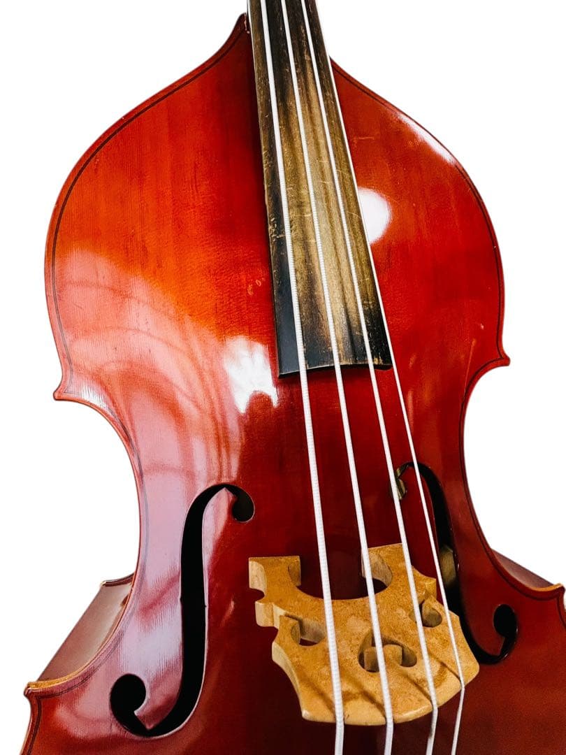 SUZUKI　コントラバス　No85　3/4　国産　1990年製　弦楽器　本体