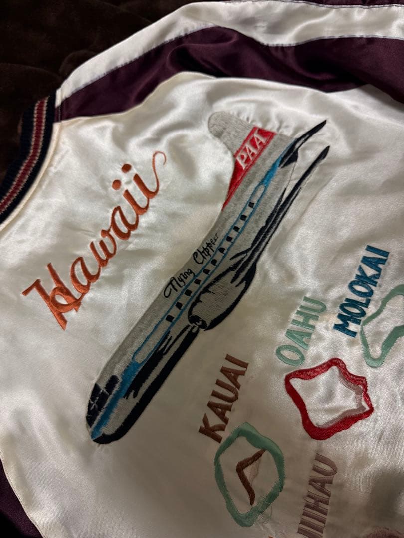 ２面用 テーラー東洋 USA Hawaii 日本限定スカジャン vintage