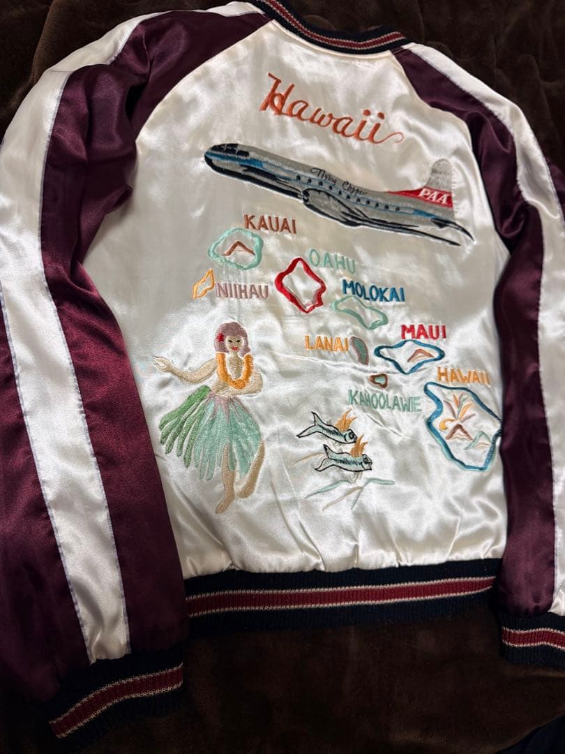 ２面用 テーラー東洋 USA Hawaii 日本限定スカジャン vintage