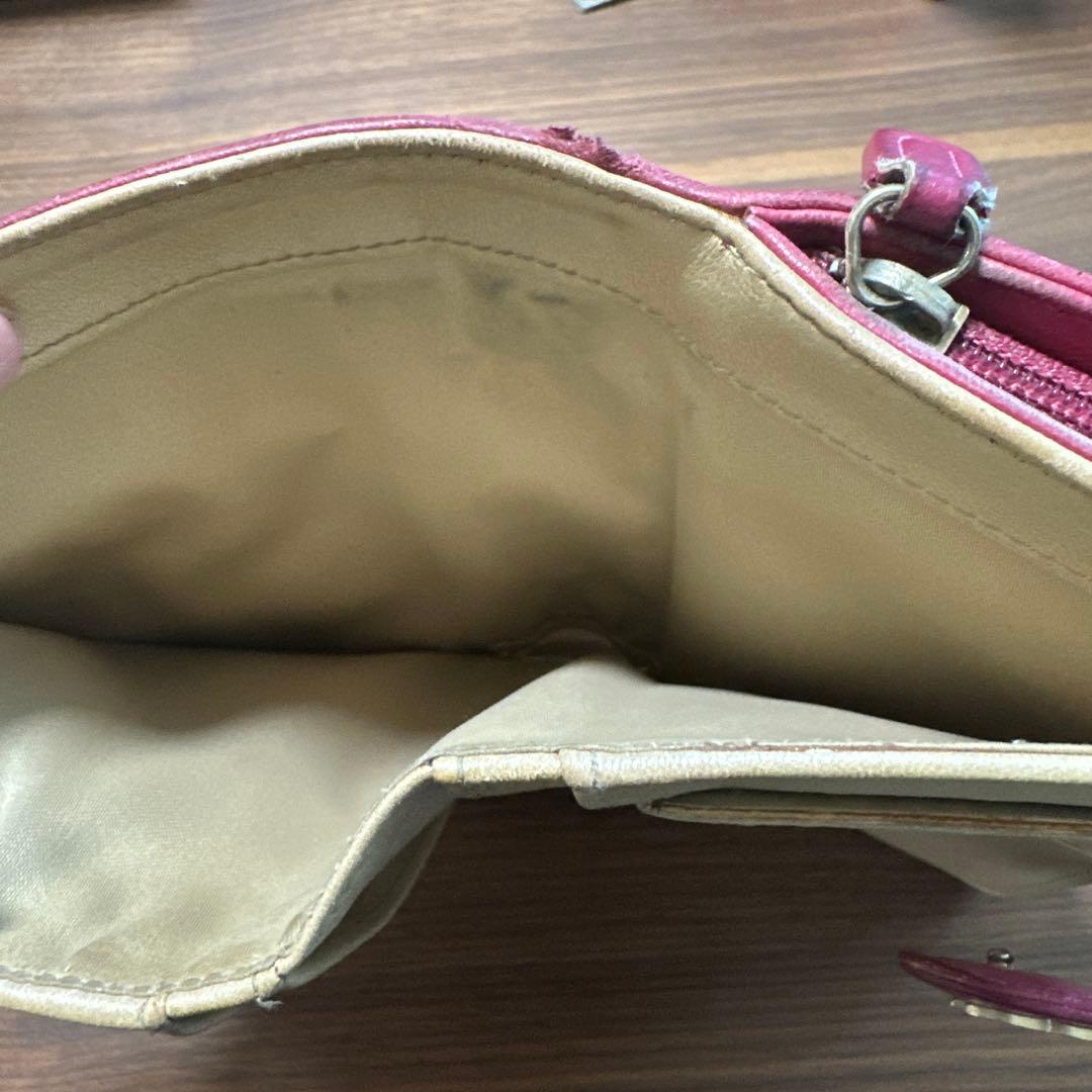 CHANEL カメリア ピンク 二つ折りコンパクト財布　二つ折り財布　フラワー