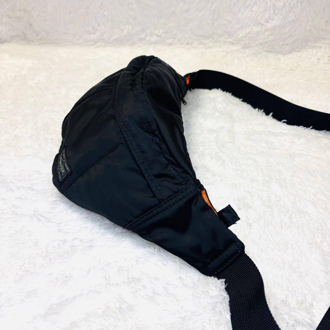 PORTER タンカー ウエストバッグ 黒 ボディ 美品