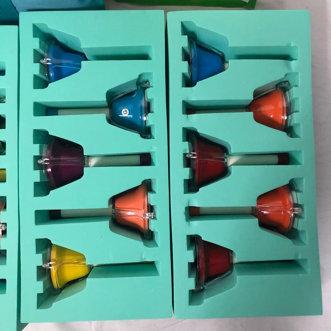 送料込★美品★ゼンオン ミュージックベル 20音 タッチ式 ZENON 教本付