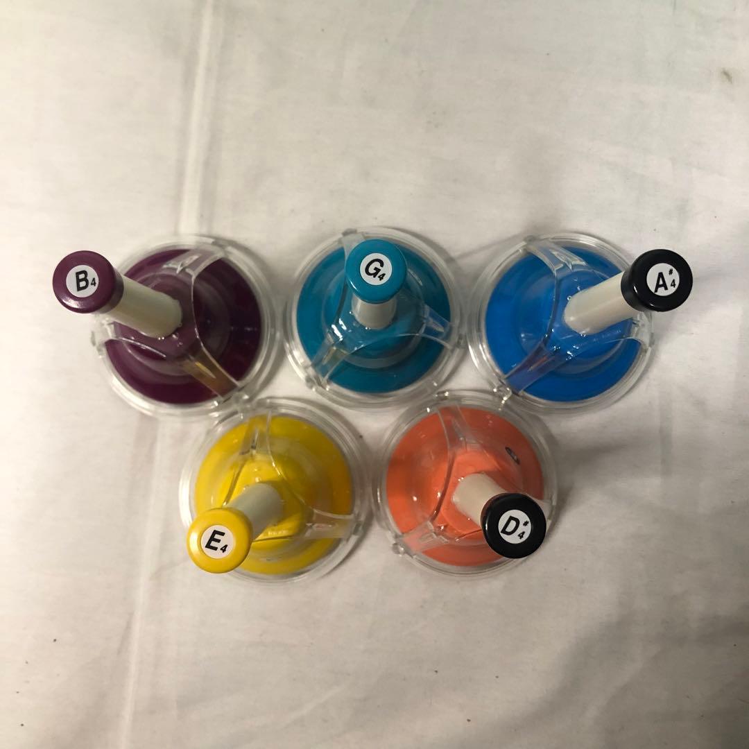 送料込★美品★ゼンオン ミュージックベル 20音 タッチ式 ZENON 教本付