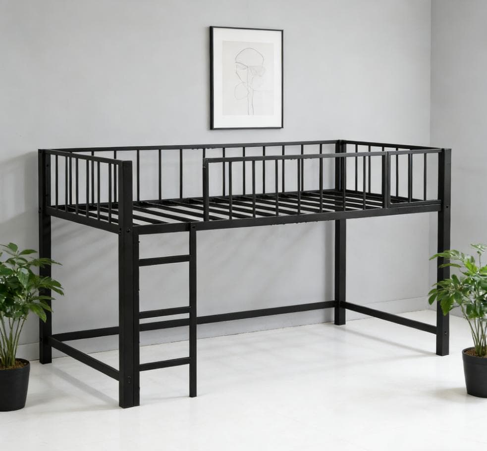 ロフトベッド パイプベッド シングル 高さ110cm ロフトベッド ロータイプ