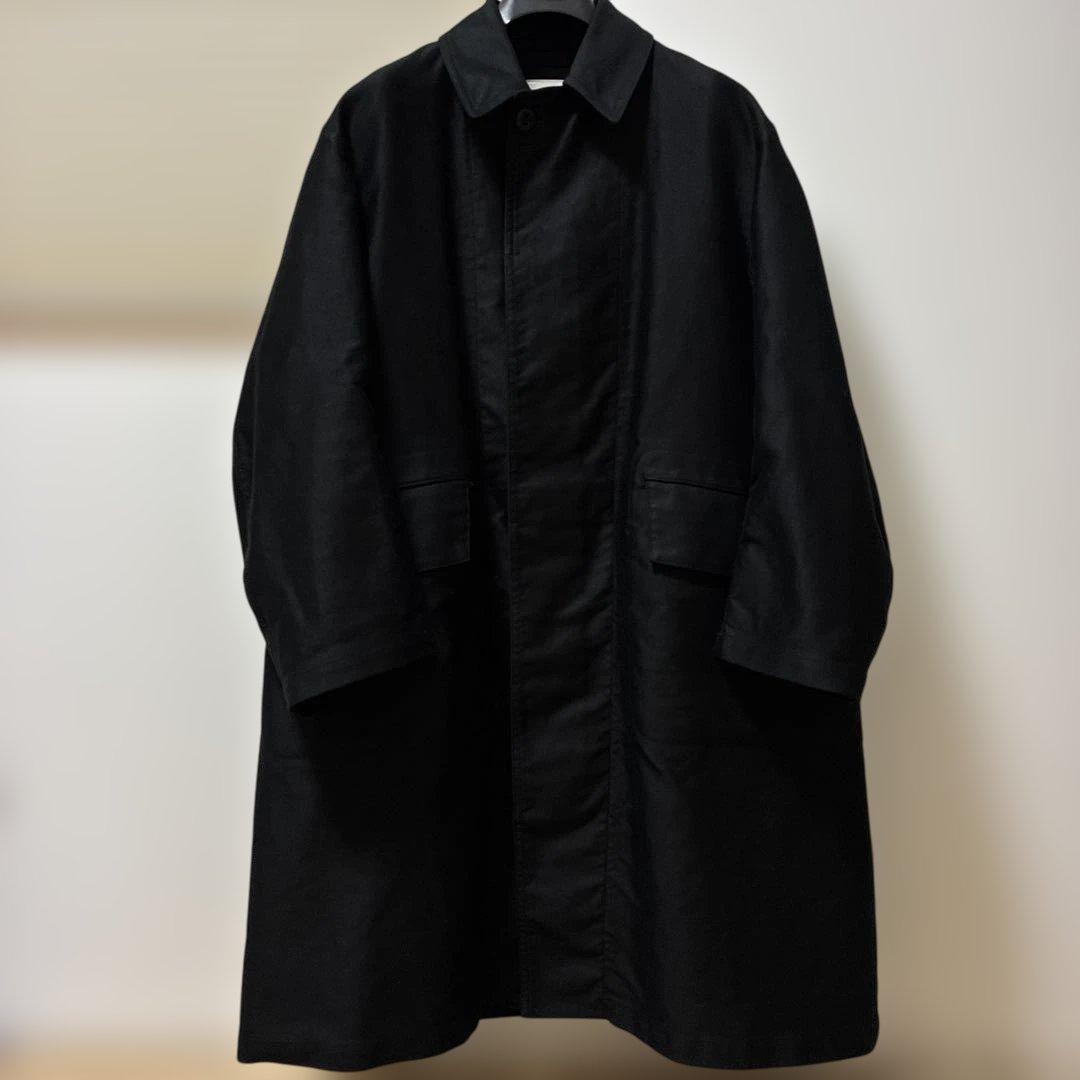 outil manteau miery 3 美品　黒　モールスキンコート