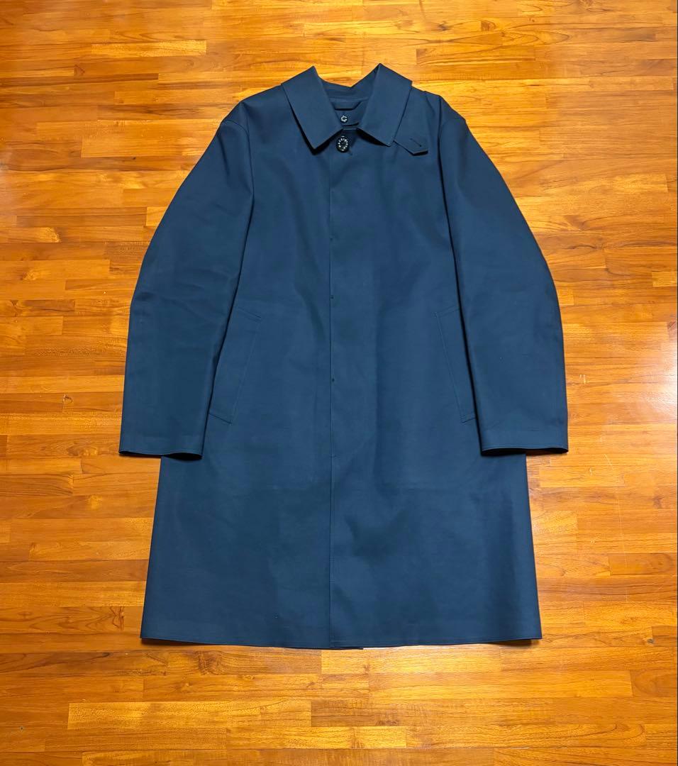 マッキントッシュ　DUNKELD - ゴム引きコート　ネイビー