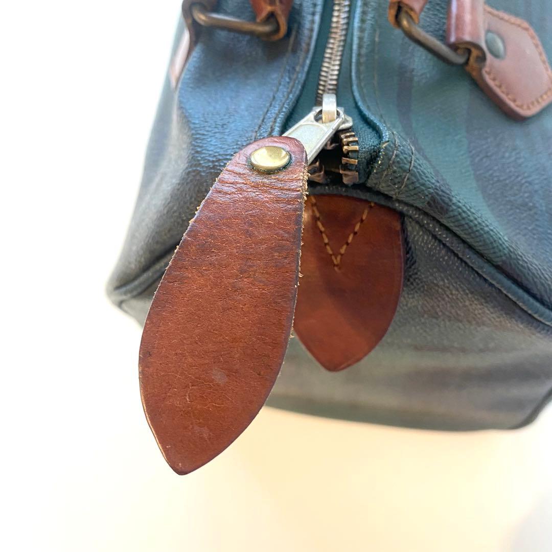 POLO RALPH LAUREN チェック柄 ボストンバッグ 定番　レザー