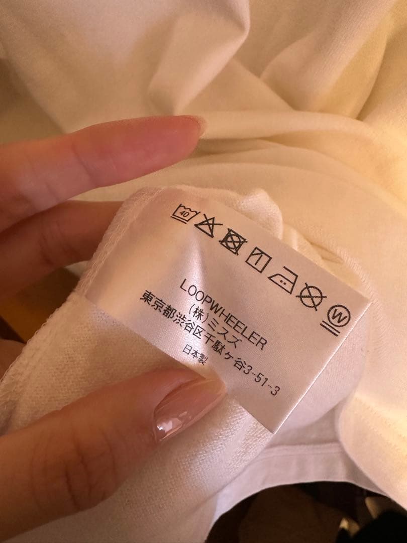 一度のみ使用⭐︎ビームス × ループウィラー 別注 ルーズフィット Tシャツ M