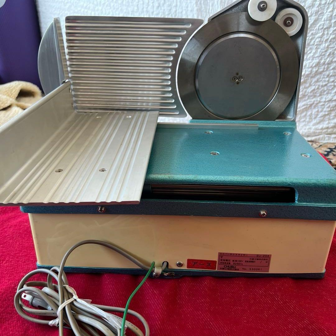 日本製ユニバーサルスライサー 肉切り機 厚さ0-40mm調節可 業務/キッチン用