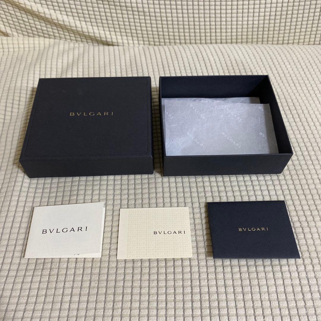 【中古品・美品】BVLGARI Ｗホック 折財布 ロゴマニア