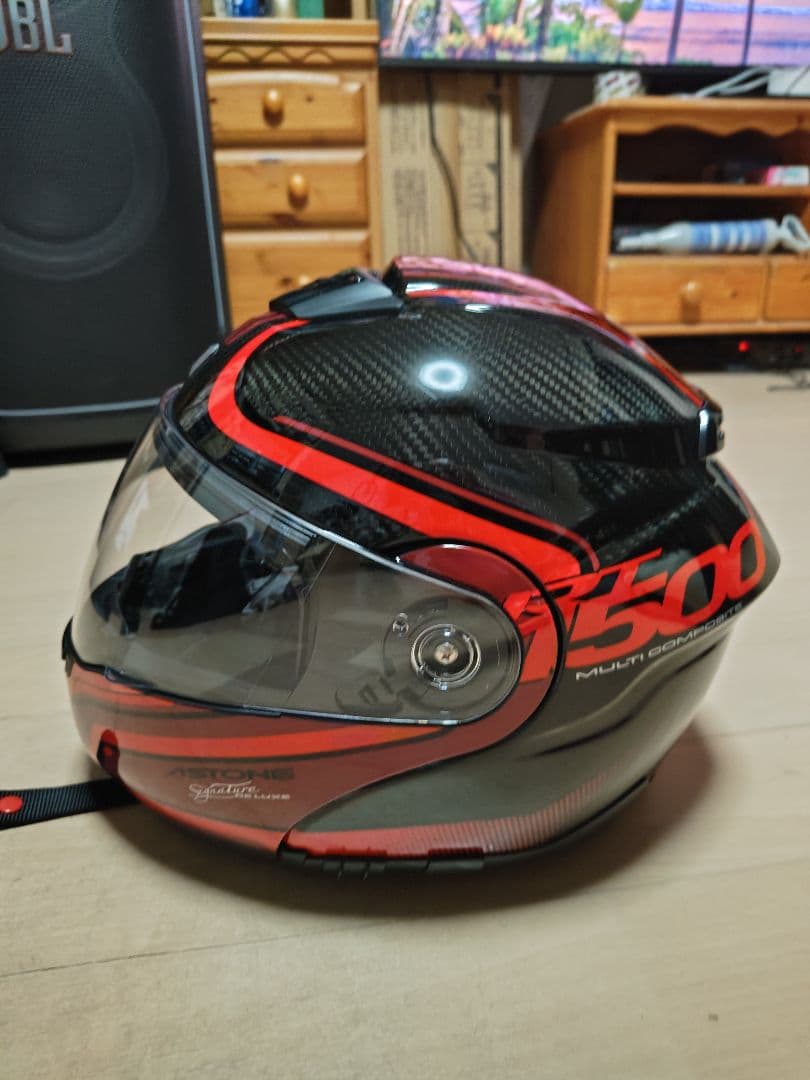 値引き！カーボン システムヘルメットASTONE(アストン) RT1500 XL