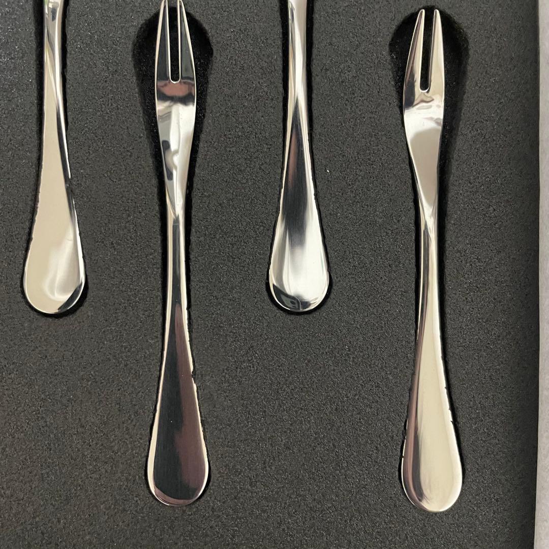 ステンレスカクテルフォーク 6本セット フルーツフォーク フランス製.