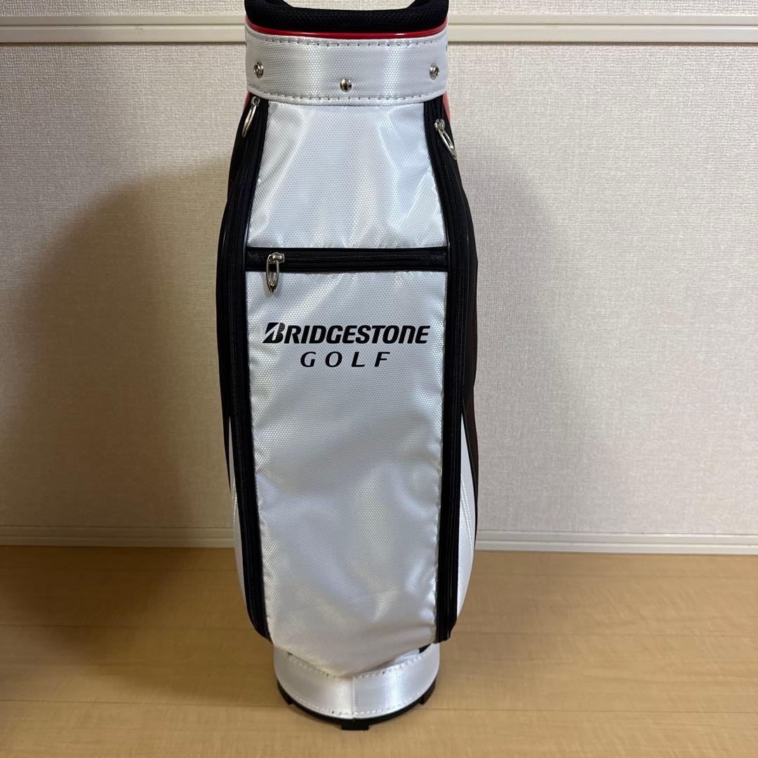 【新品未使用】即購入OK カバー付きキャディバック ゴルフバック ブリヂストン