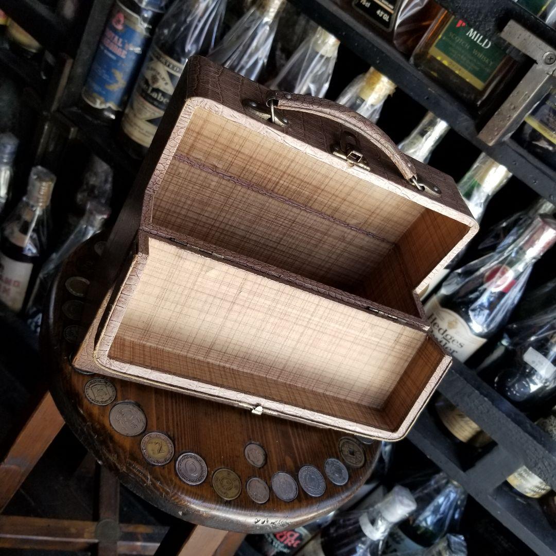 ヴィンテージ　昭和　レトロ　モダン　クラシック　キャリー　レコード　ケース　２個