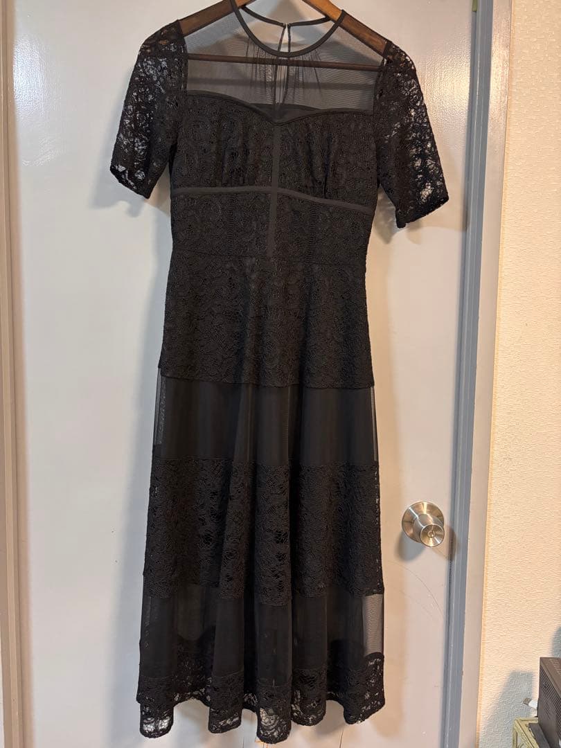 【JILLSTUART】チュールミックスレースドレス