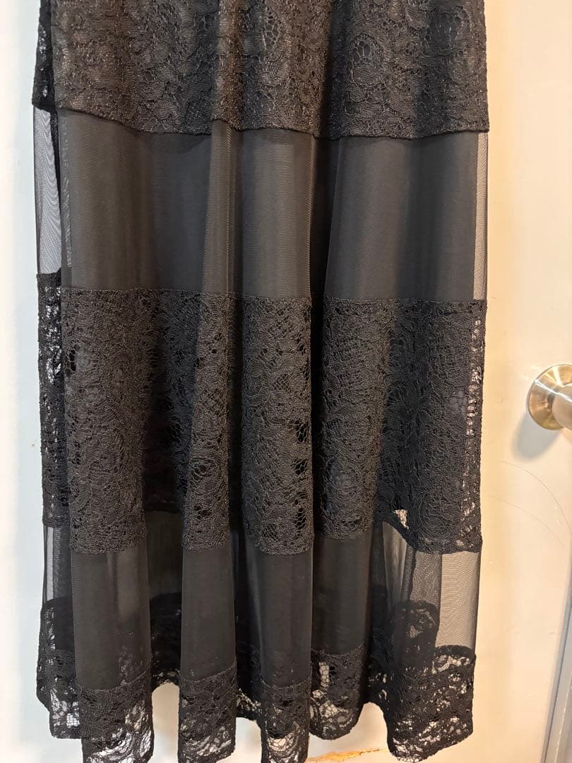 【JILLSTUART】チュールミックスレースドレス