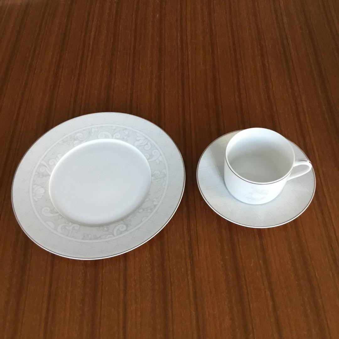 クリストフル　ジャルダン・エデン　デザートプレート　4枚セット