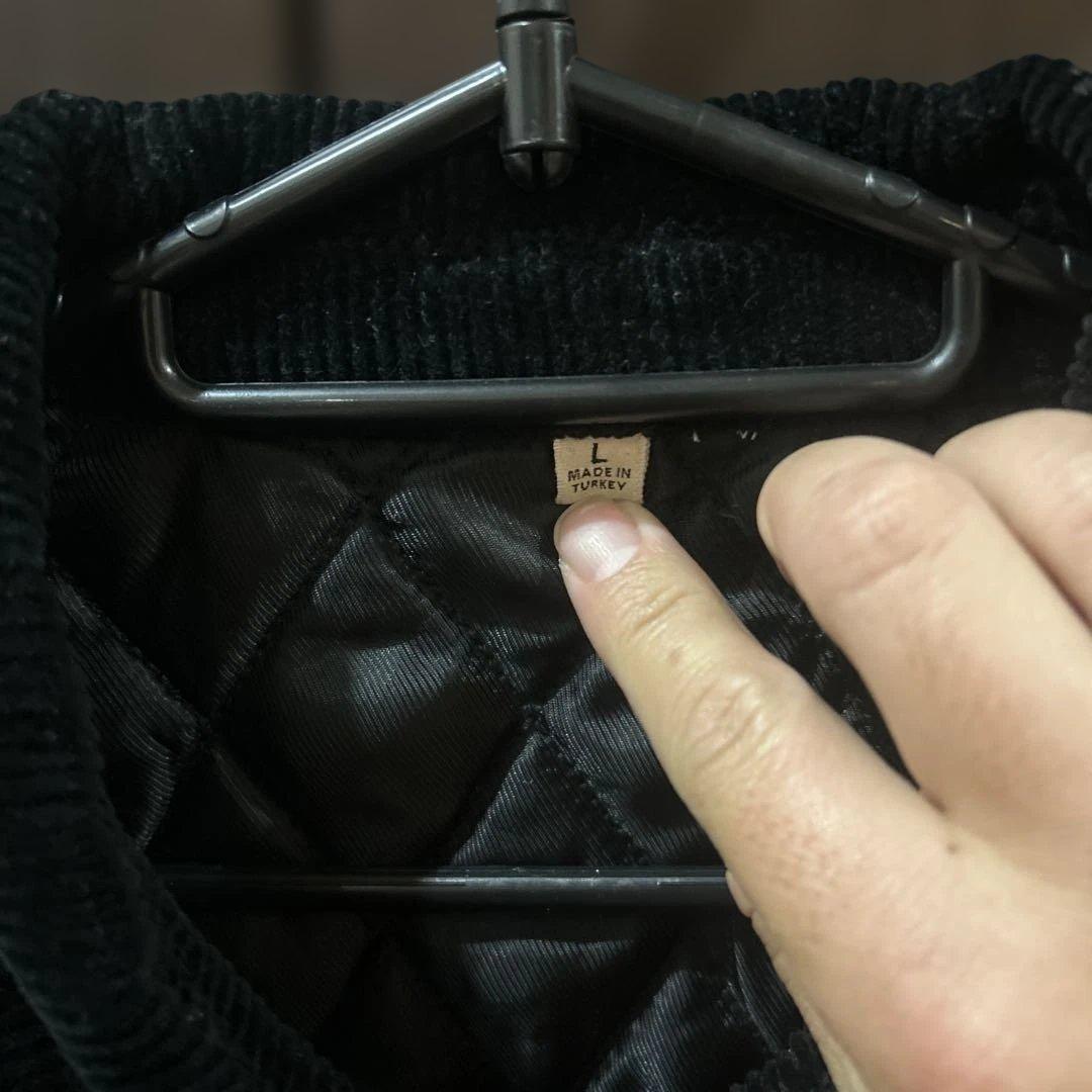 STUSSY WORKGEAR コーデュロイジャケット 黒 厚手