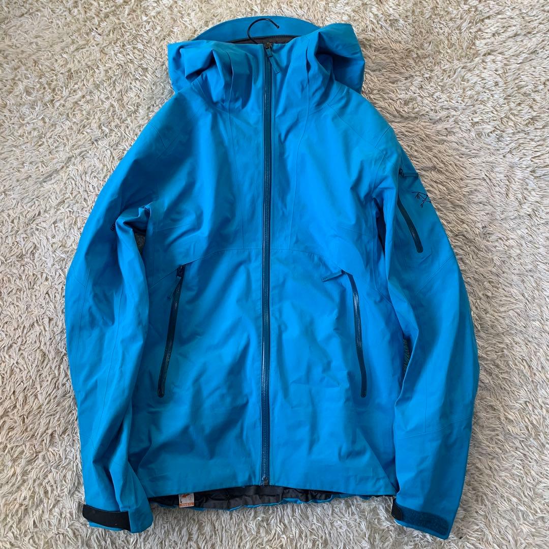ARC’TERYX GORE-TEX ハードシェル S 水色 テック