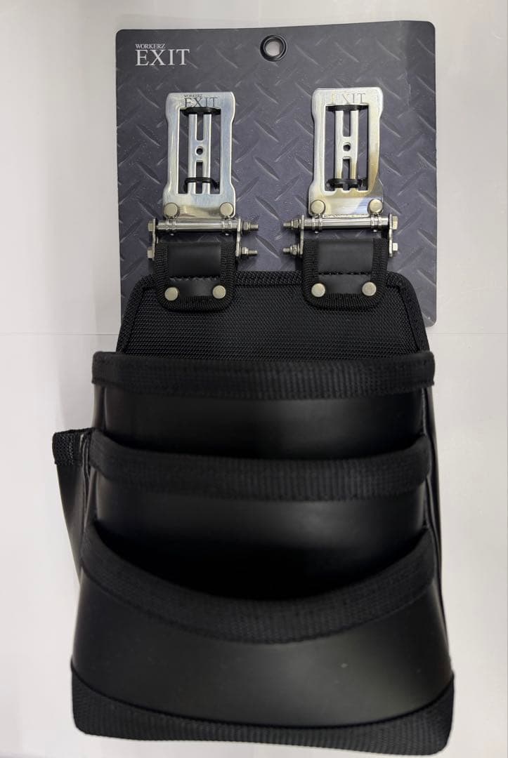 EXIT 腰袋3段 EXTKB03BK ネクストワーカー　工具収納