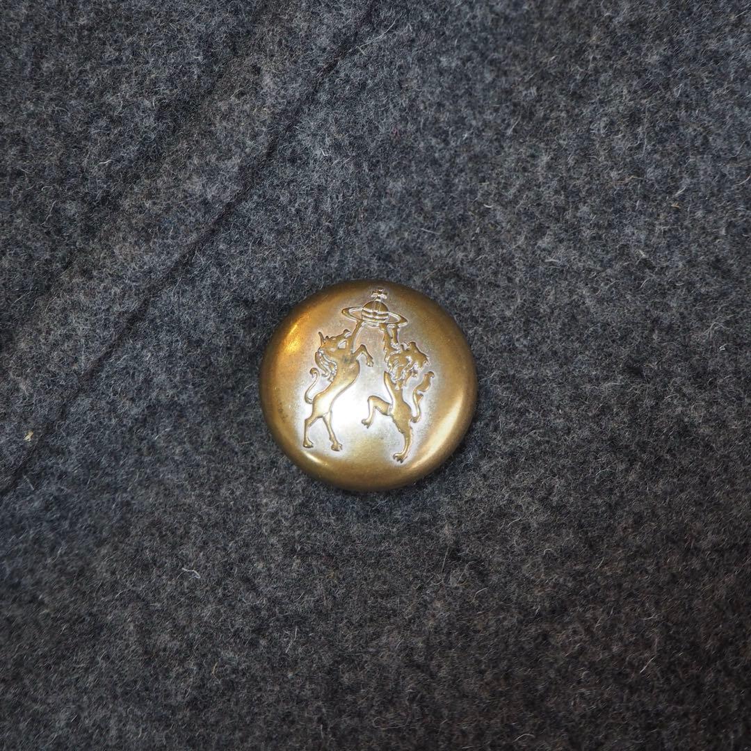 美品 ヴィヴィアンウエストウッド アングロマニア ショールカラーコート ベルト