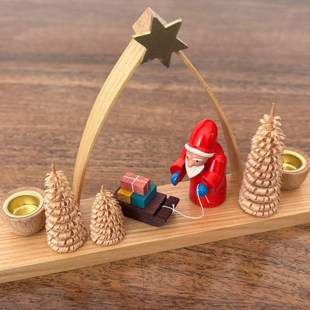 【ドイツ Ullrichザイフェン・星のアーチ・キャンドルスタンド】ヴィンテージ