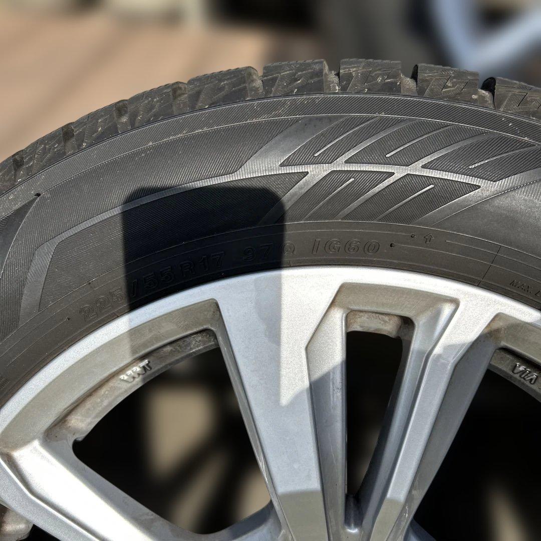 ヨコハマ アイスガード IG60 17インチ スタッドレスタイヤ4本セット