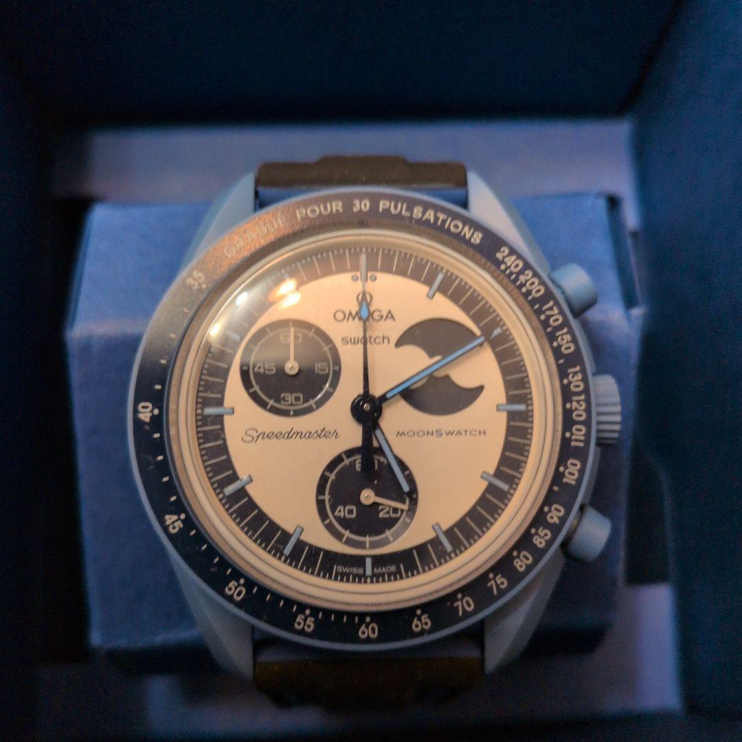 OMEGA x Swatch Speedmaster スーパーブルー