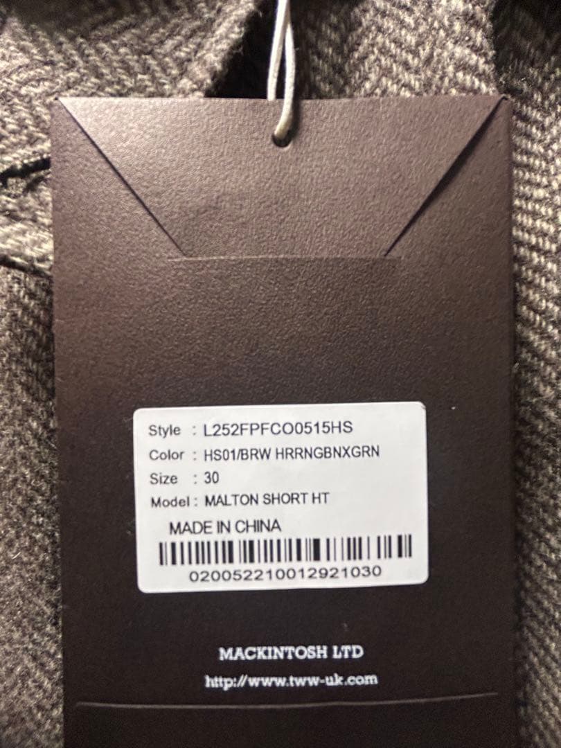 2025年　未使用トラディショナル ウェザーウェア(マールトン)ショート丈