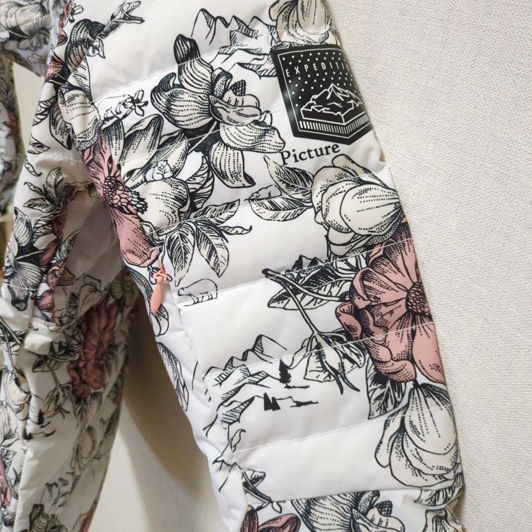 E1816 PICTURE ピクチャー スキーウェア 上下セット 花柄 スノボー