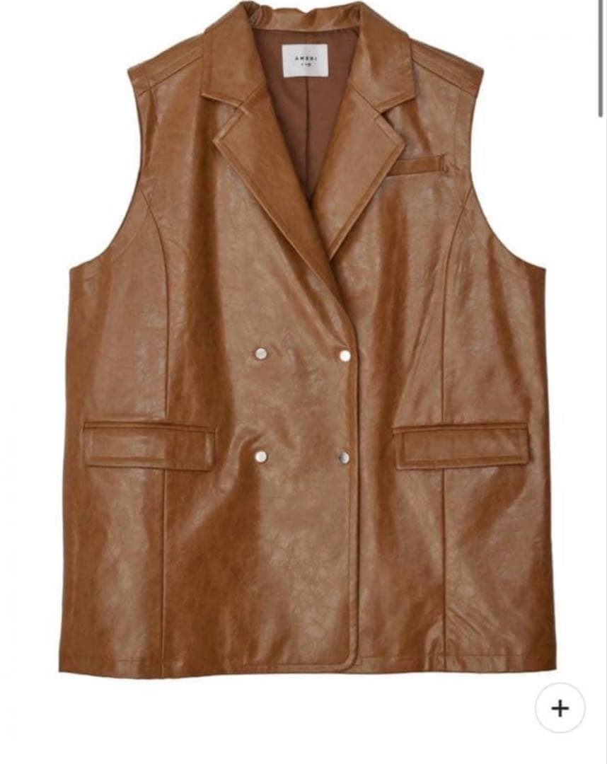 完売品　ameri CRASH FAKE LEATHER N/S JA