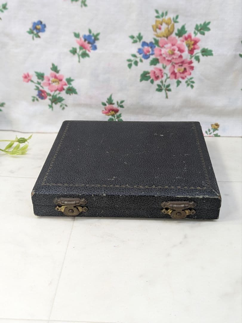 英国 アンティーク 1949年 スターリングシルバー スプーン 6本 エナメル