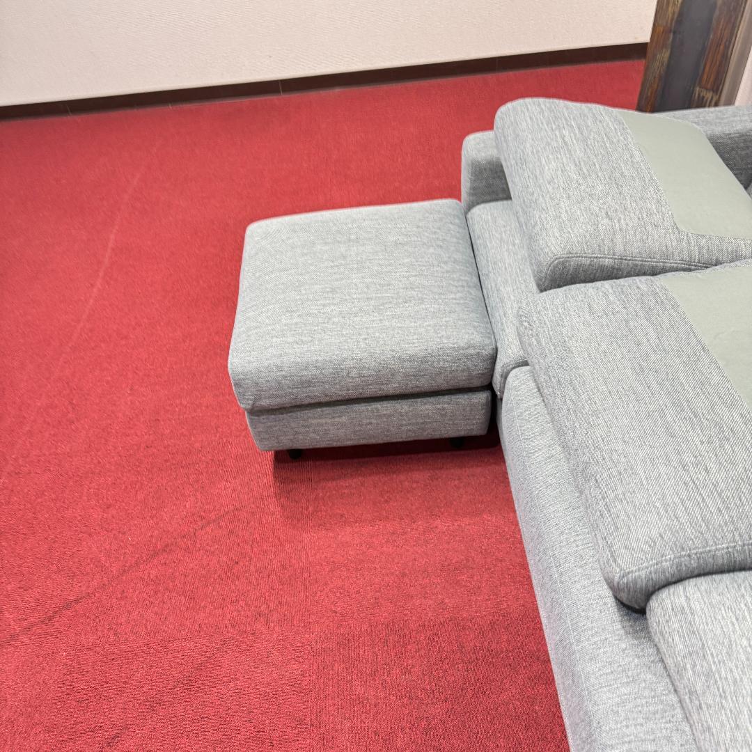 東京23区送料無料　ニトリ 3人掛けソファ カウチソファ オットマン付き