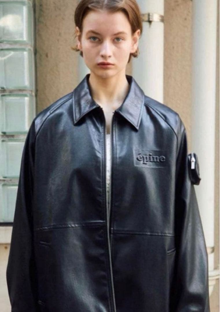 épine leather jacket レザー ジャケット ブラック