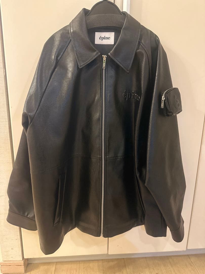 épine leather jacket レザー ジャケット ブラック