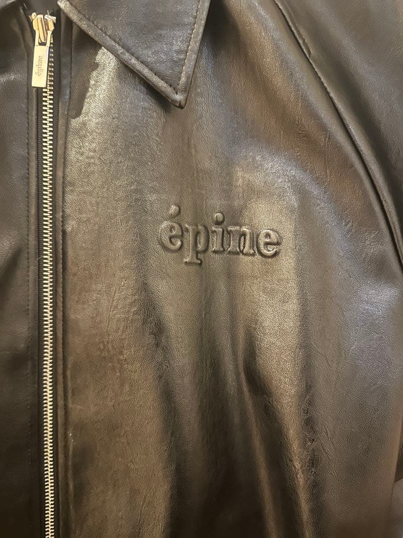 épine leather jacket レザー ジャケット ブラック
