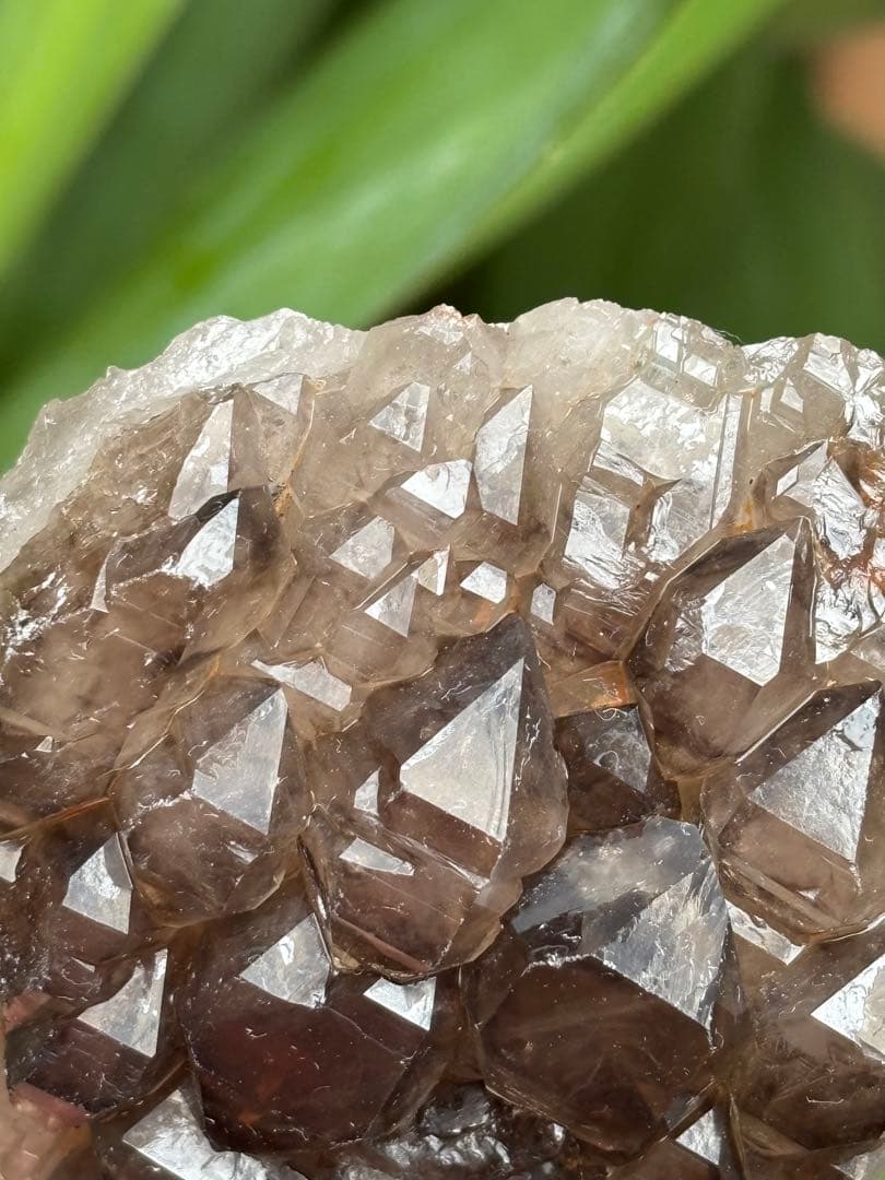 ブラジル産　ジャカレー水晶　ワニ水晶　エレスチャル　303g かっこいい　天然石