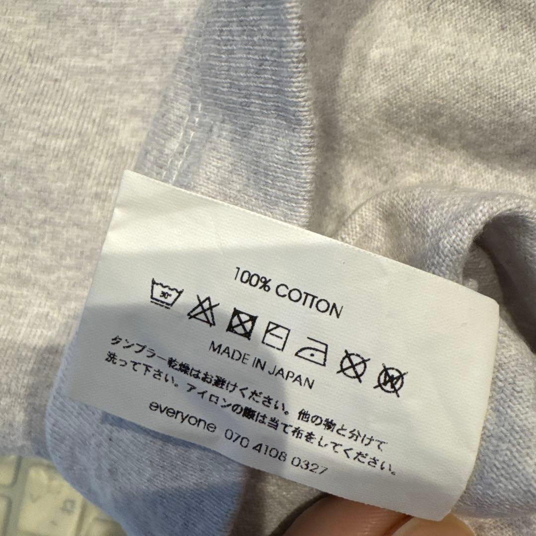 everyone j.30000 logo tee ショッパー(白) １枚つき