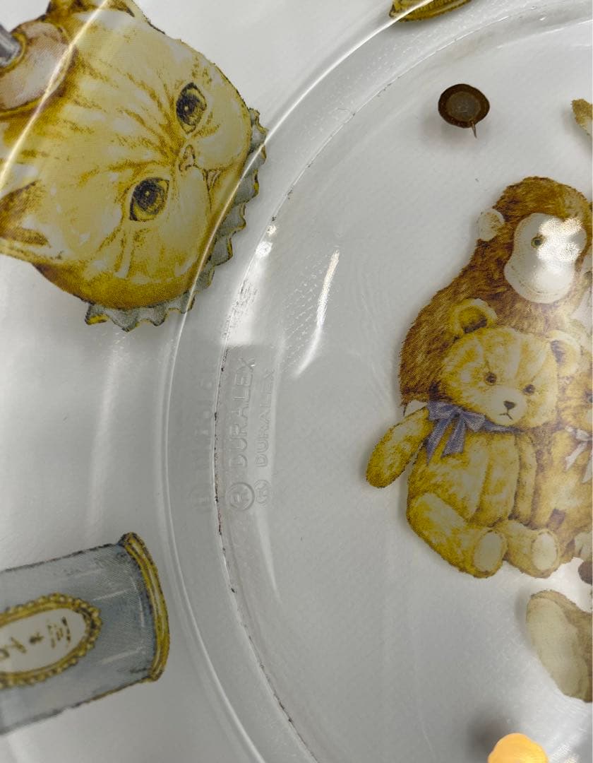 25cm ◆ フランシュリッペ ◆ ユキエモン ガラス 皿 プレート 猫