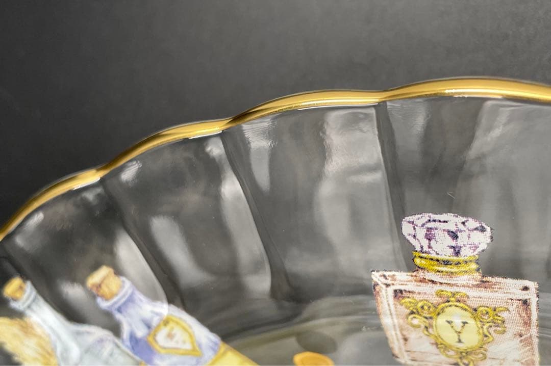 25cm ◆ フランシュリッペ ◆ ユキエモン ガラス 皿 プレート 猫