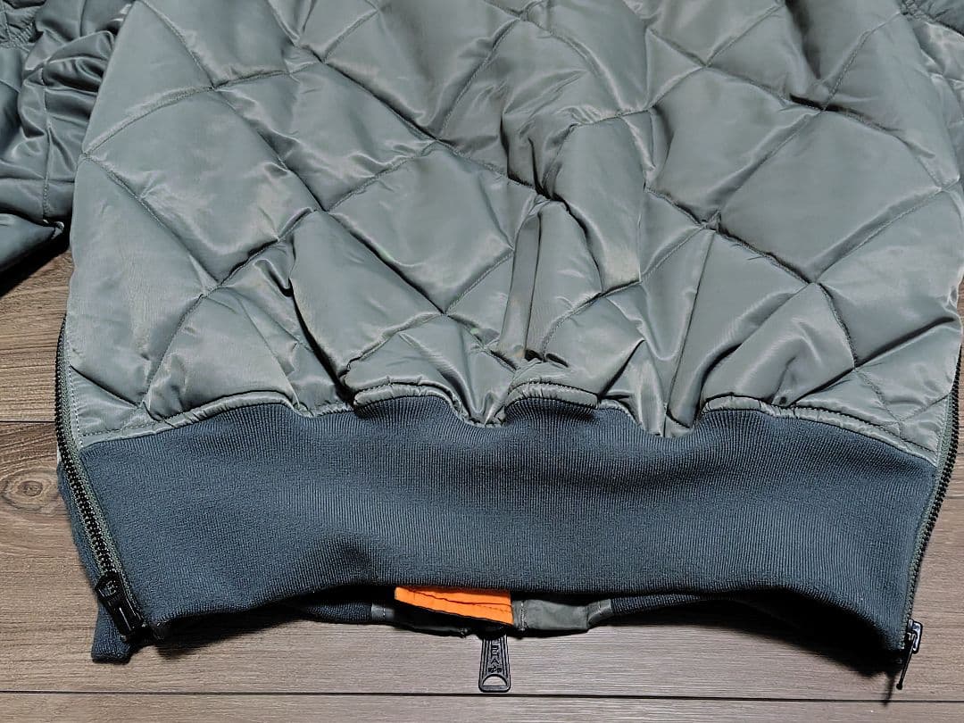 【極美品】ALPHA × monkeytime キルテッドサイドジップ MA―1