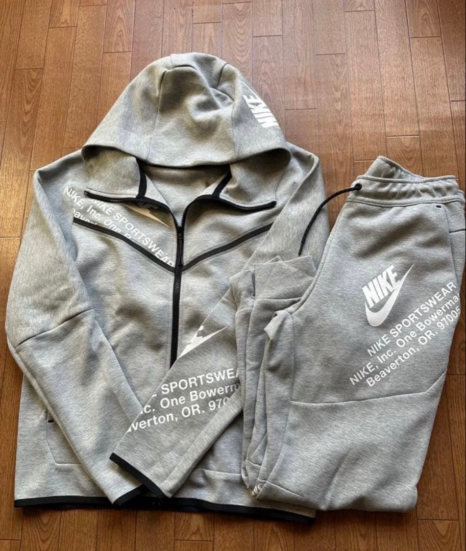 【廃盤美品】セントラルシー着用モデル　Nike テックフリース　上M 下S
