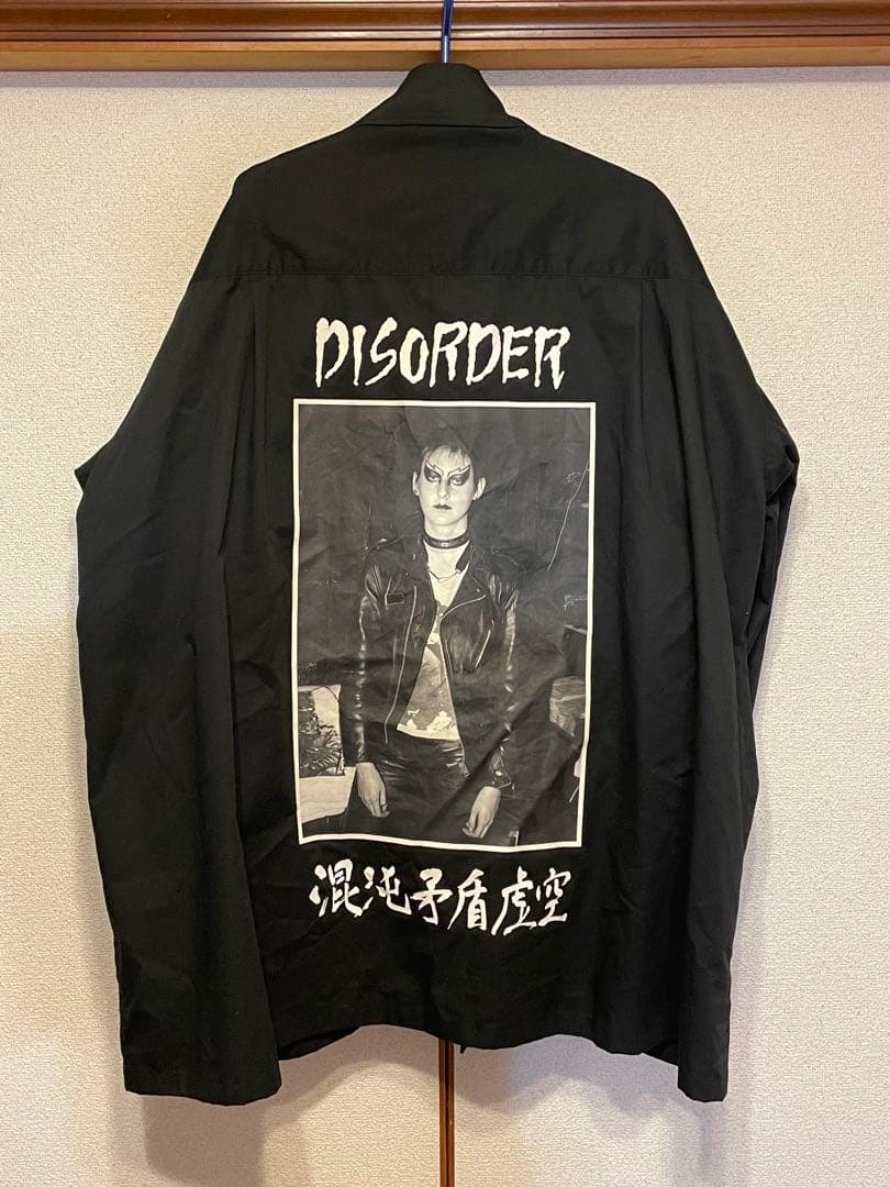 kidillキディル バックプリントオーバーサイズライダースコート