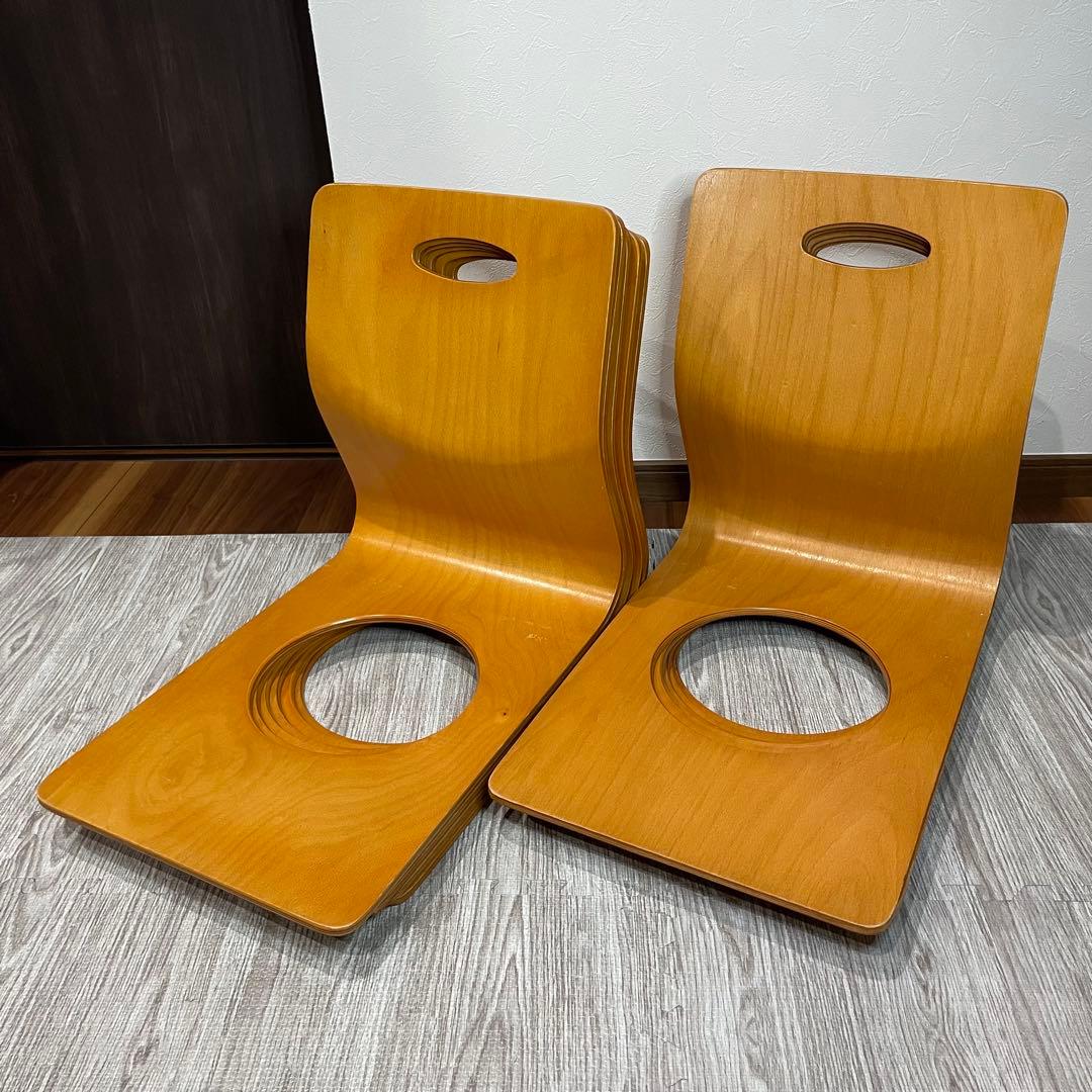 Yum 様 木製 座椅子 12客 旅館 和室 曲げ座椅子 曲がり木 和座椅子 ②