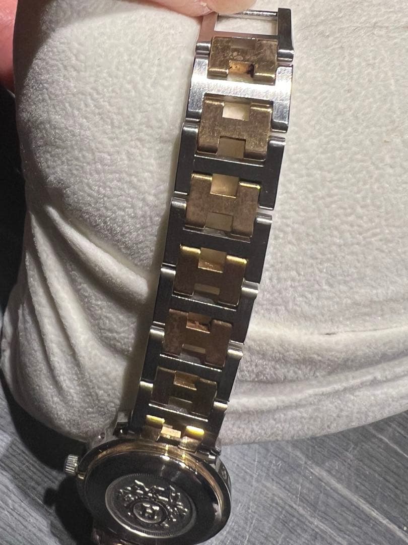 決定　ジャンク品　エルメス腕時計クリッパー