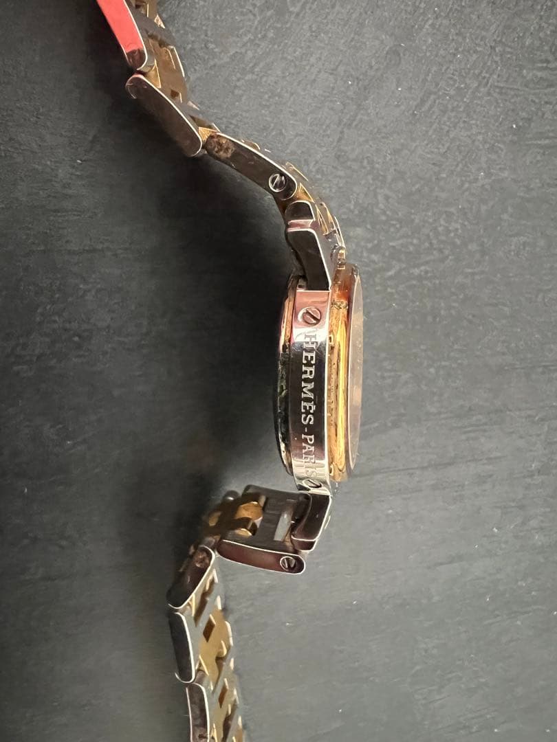 決定　ジャンク品　エルメス腕時計クリッパー