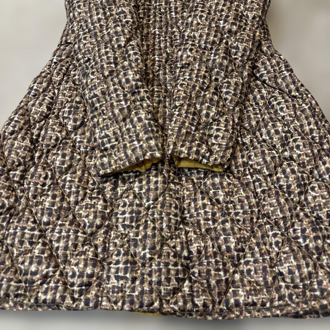 SCERVINO Street エルマンノシェルビーノ総柄 中綿ロングコート42